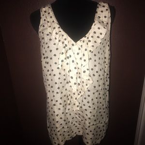 Michael Kors polka dot blouse size 12